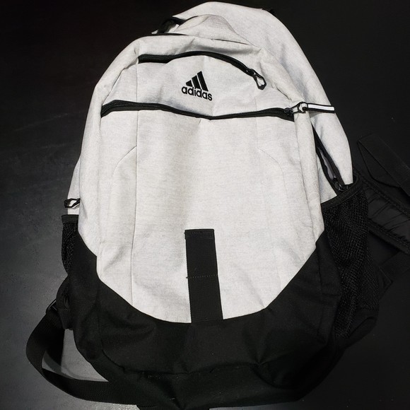 Adidas Backpack; Grey Cloth and Black; Special Compartments for Cell and Laptop